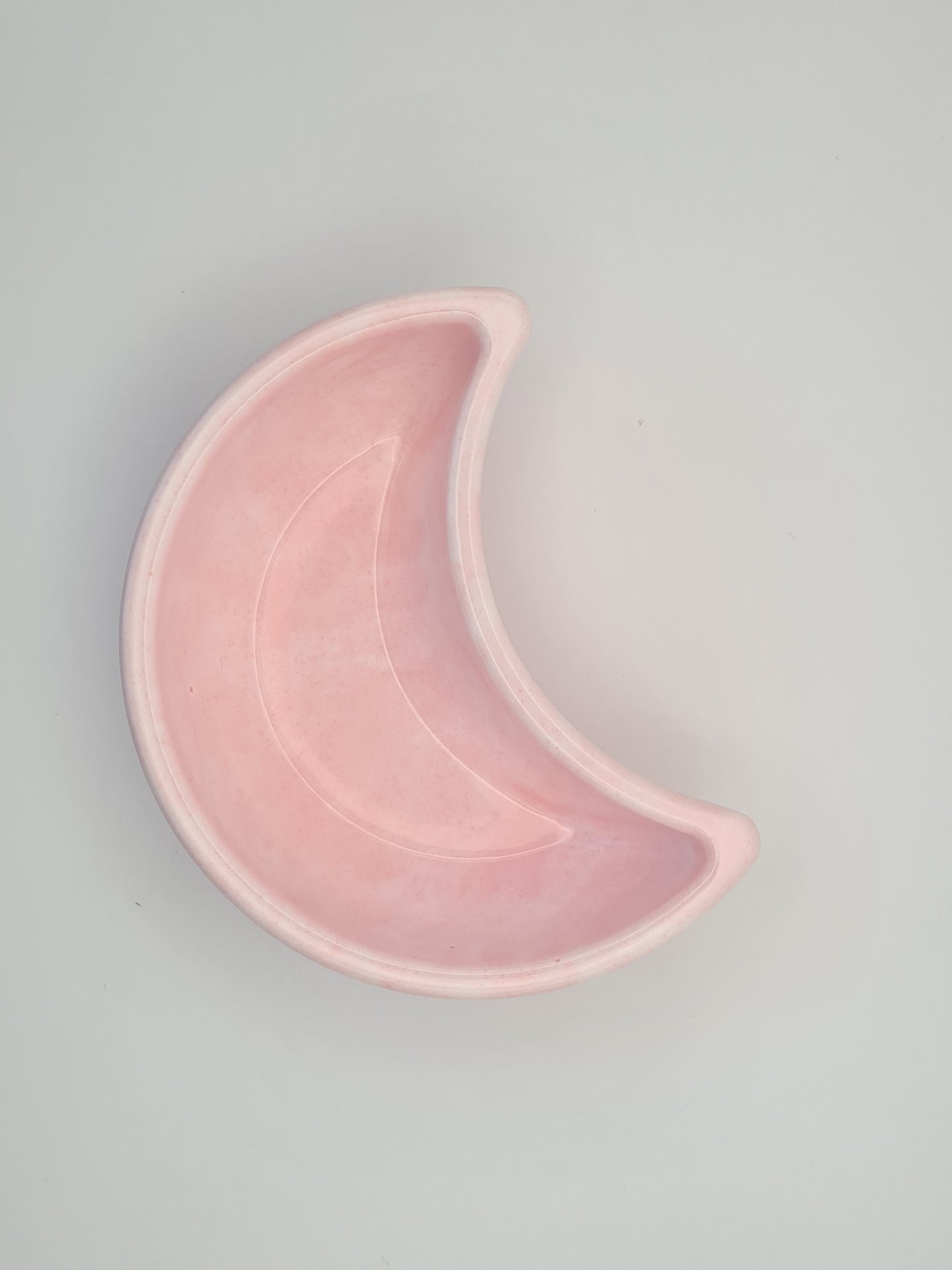 Vide poche lune rose et blanc