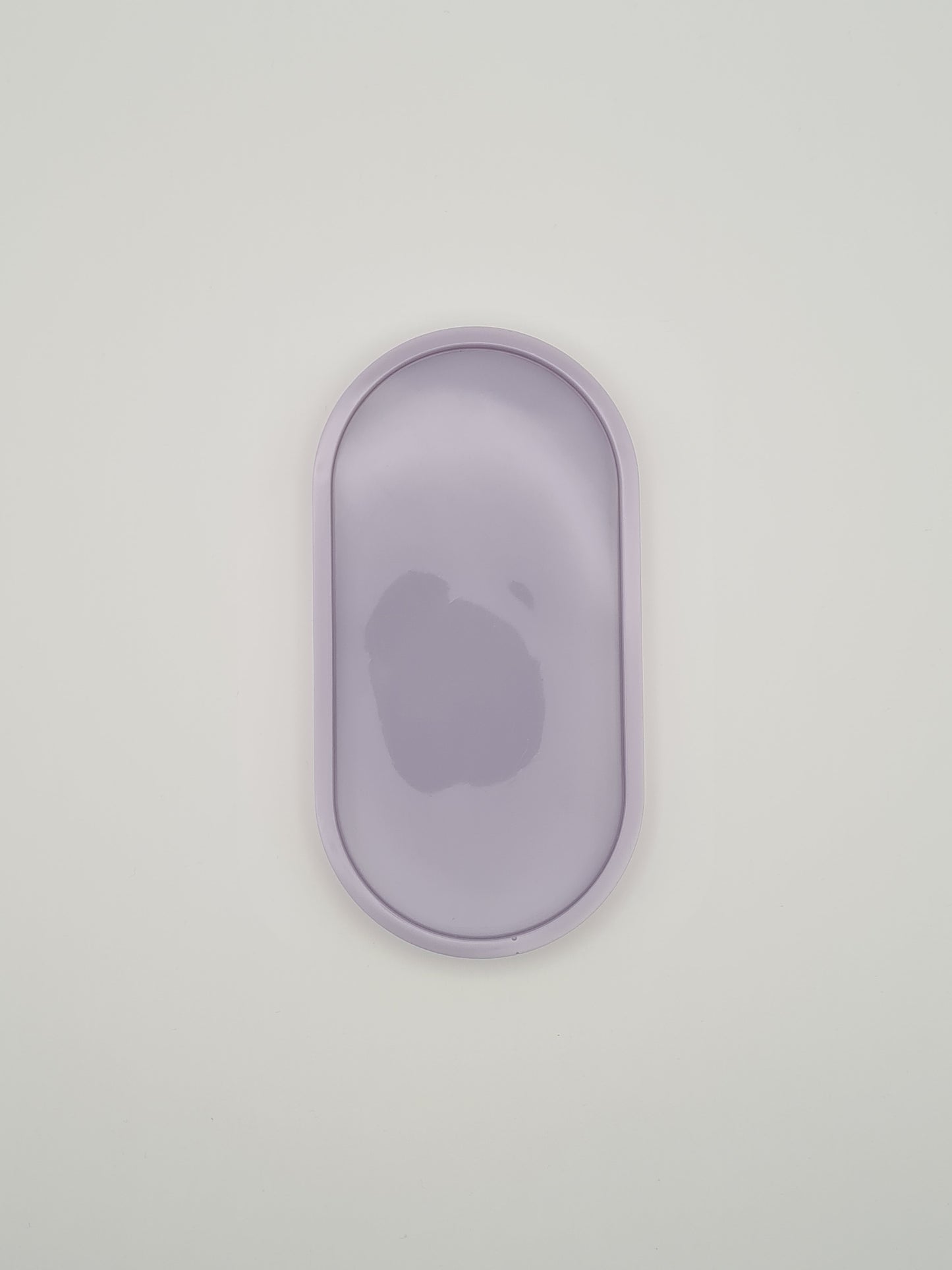 petit plateau ovale violet