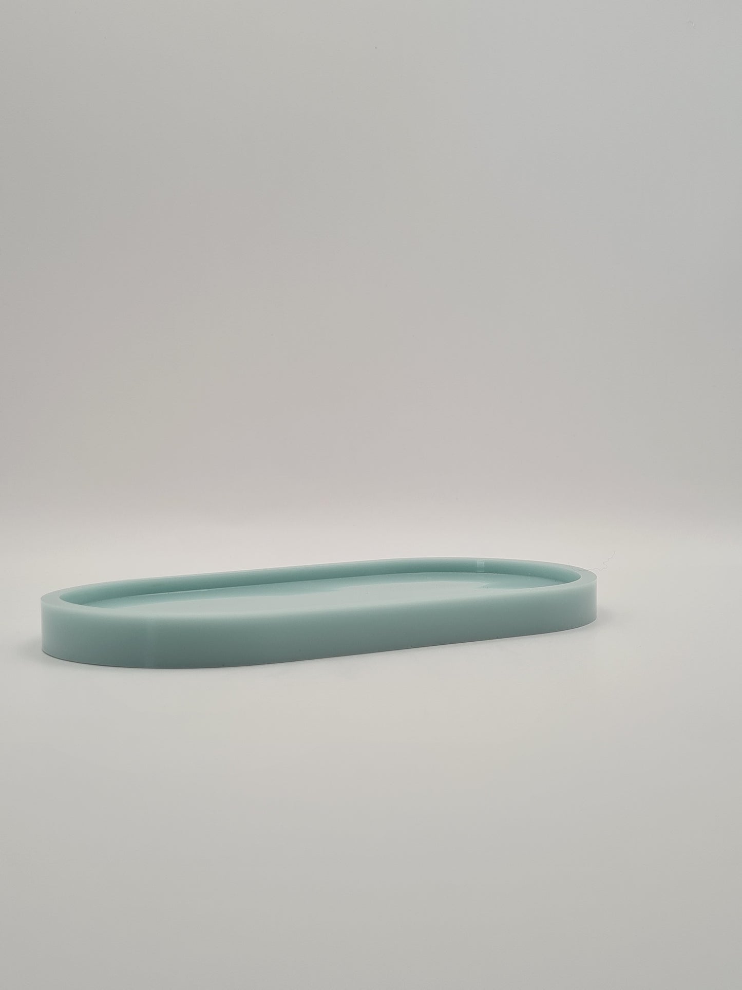vide poche ovale bleu