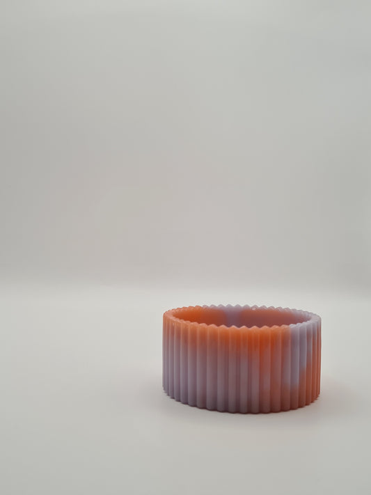 Un petit pot vitaminé orange et lavande