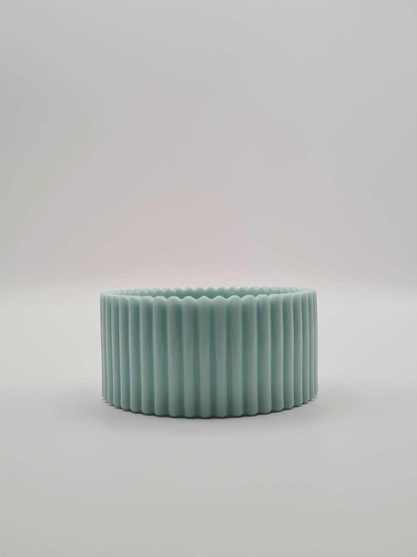 petit pot cannelé bleu