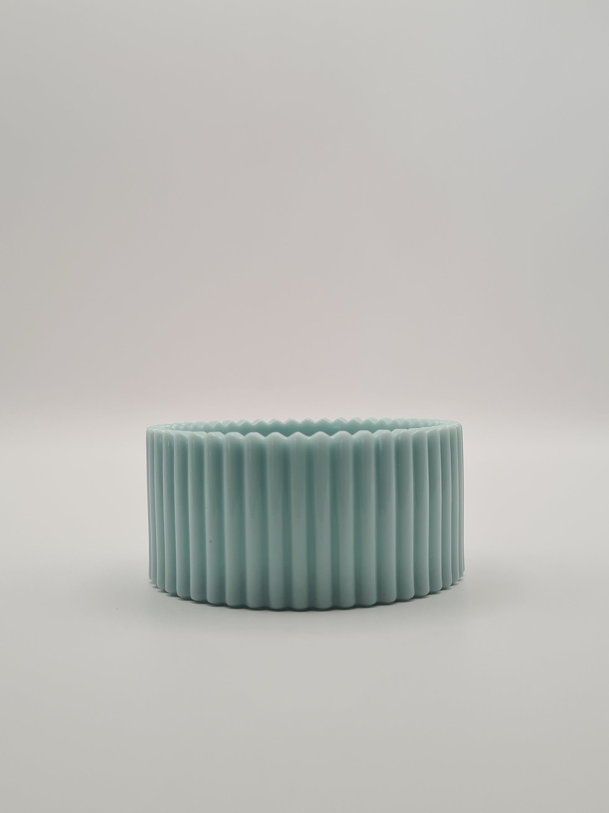 petit pot cannelé bleu